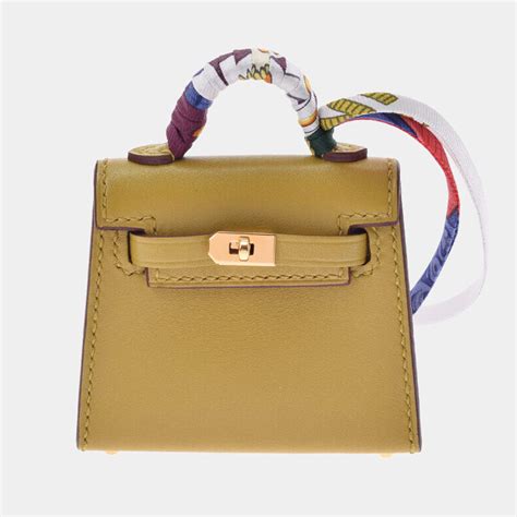 hermes charm bag|hermes twilly on bag.